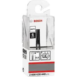 Bosch PRO Nutfräser, gerade, zweischneidig, Ø 6 mm, L 15,6 mm