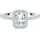 Trilani Ring aus Sterling Silber mit Zirkonia in silber | Gr.: 54