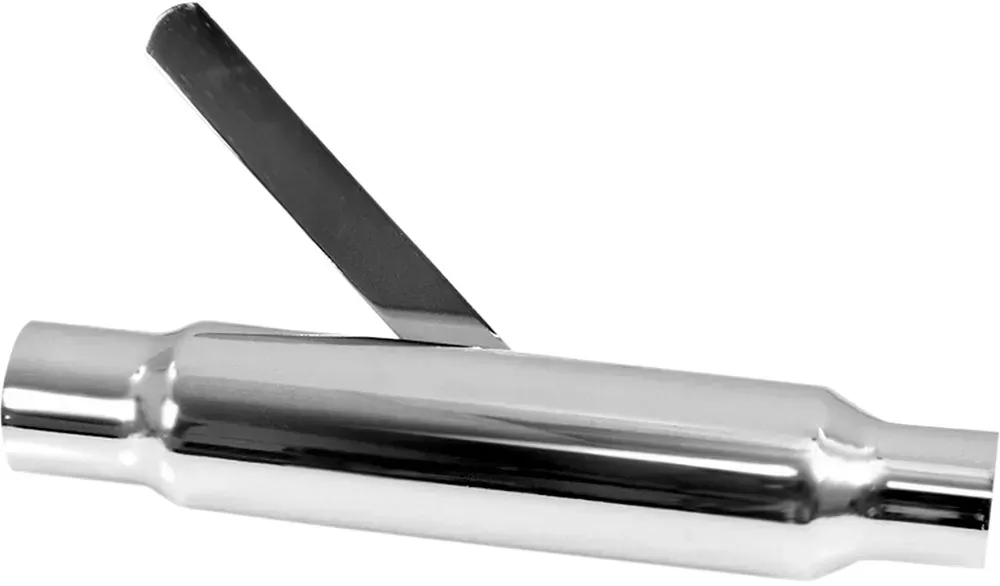 Emgo Shorty Nicht Homologierter Schalldämpfer - Silver - Not Homologated