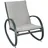 Svita Schaukelstuhl EIBY Deluxe Polyester 65 x 87 x 88 cm Hellgrau gepolstert mit Kissen
