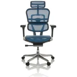 HJH Office Luxus Chefsessel ERGOHUMAN GEN2 Netzstoff Blau