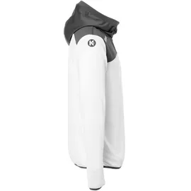 Kempa Emotion 2.0 1/4-Zip Hoodie weiß/anthrazit L