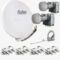Fuba Sat Anlage 4 Teilnehmer - 2 Satelliten |