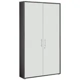 moebel-dich-auf Aktenschrank OFFICE EDITION (abschließbar, Metallgriffe, 5 Fächer) Made in Germany grau
