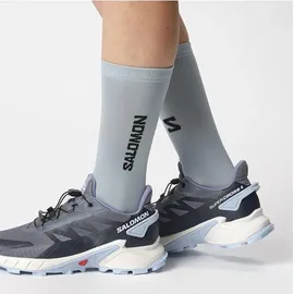 Salomon Supercross 4 Damen Grau / Weiß / Cashmere Blue 39