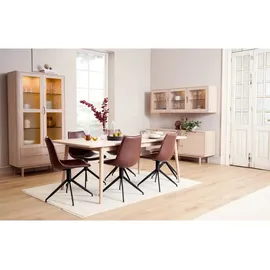 Feeling4Home Vitrine 100 x 45 x 190 cm Mehrfarbig
