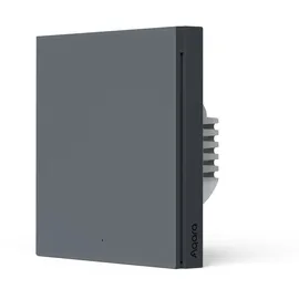 Aqara Smart Wall Switch H1 (With Neutral, Single Rocker) grau (HomeKit)