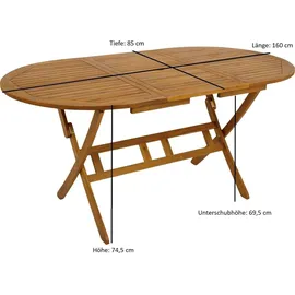 DEGAMO Benita Set 7-tlg. braun