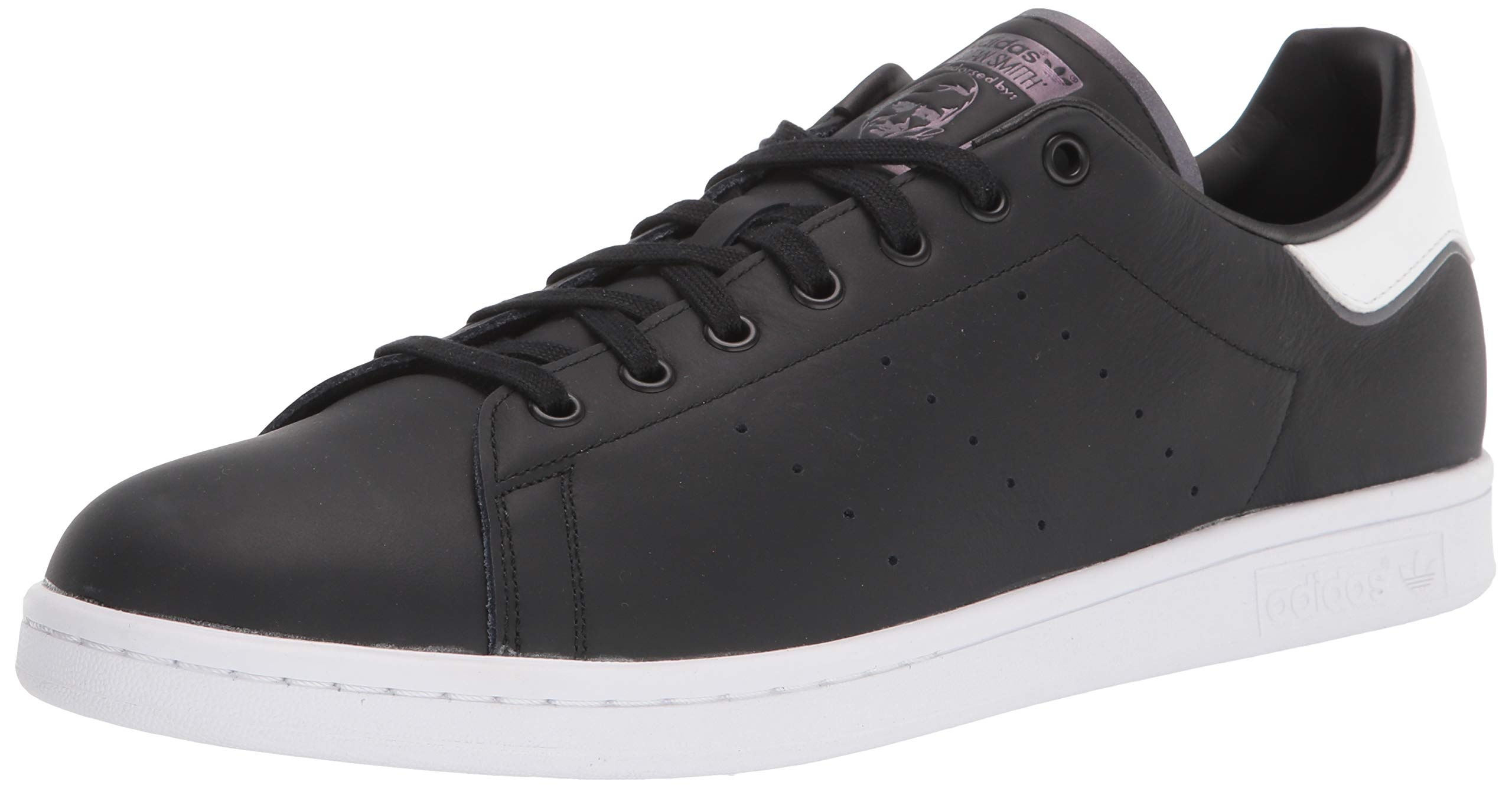 adidas Originals Stan Smith Herren-Sneaker, Schwarz - Schwarz Schwarz Weiß - Größe: 42 1/3 EU