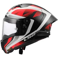 LS2 FF805 Thunder GP Aero Raute Integralhelm - Schwarz/Weiß/Rot