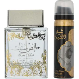 Lattafa Pure Musk Eau de Parfum 100 ml + Deo Spray 50 ml Geschenkset