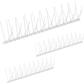 Relaxdays Vogelabwehr Spikes 10,5 x 50 x 14 cm 6 St.