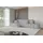 altdecor Ecksofa Olea-L2 Samt mit Schlaffunktion 3-Sitzer Grau