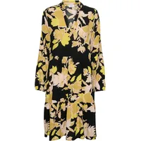 St Tropez Druckkleid »EdaSZ LS Dress«, Gr. XL (42) - N-Gr, Black Burnished Florals, , 59800540-XL N-Gr