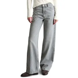 Marc O'Polo Marc OߴPolo Denim Damen Jeanshose aus Bio-Baumwolle High Waist, Grau (Light Grey Multi 08), W29/L30 - 29W / 30L
