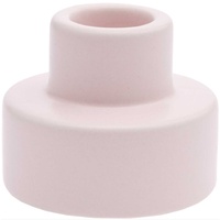 Rico Design Porzellan Kerzenhalter, rosa