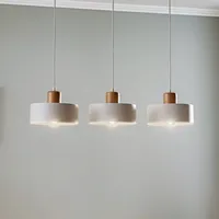 EMIBIG LIGHTING Pendelleuchte Tako, dreiflammig, weiß