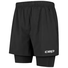 CEP Herren Run 2in1 Short schwarz