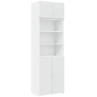 VidaXL Hochschrank Weiß 70x42,5x225 cm Holzwerkstoff