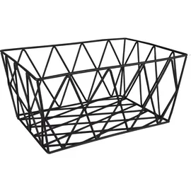 KLEINE WOLKE Badkorb Slack Metall Schwarz