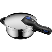 WMF Perfect Plus One Pot Schnellkochtopf 3l, Dampfkochtopf mit Flammschutz, großes Kochsignal, Induktion Edelstahl Pfanne + Kochtopf, Silber