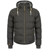 Alessandro Salvarini Winterjacke ASGinio mit abnehmbarer Kapuze grau S