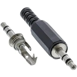 InLine® Klinkenstecker 3,5mm Stereo Lötversion Kabel