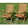 ALEOS. AVES Klappsessel 56 x 56 x 94 cm braun 2 St.