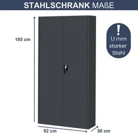 Jan Nowak Werkzeugschrank mit Schubladen DAREK 185 x 92 x 50 cm, Freizeit, Heimwerken, Werkzeugaufbewahrung
