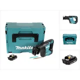 Makita DJR 188 A1J Akku Reciprosäge Säbelsäge 18 V Brushless + 1x Akku 2,0 Ah + Makpac - ohne Ladegerät