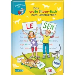 CARLSEN 9783551066411 LESEMAUS zum Lesenlernen Sammelbände: Das große Silben-Buch zum Lesenlernen