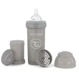 Twistshake Babyflasche Anti-Kolik All in one grau 260 ml