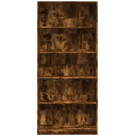 vidaXL Bücherregal 80 x 24 x 176 cm Räuchereiche Braun