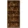 vidaXL Bücherregal 80 x 24 x 176 cm Räuchereiche Braun