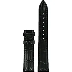 Certina - Leder Lederarmband ohne Schließe 16mm/14mm C610017276 - alligator-prägung,rind,schwarz