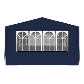vidaXL Profi-Partyzelt 4 x 6 m inkl. Seitenteile blau