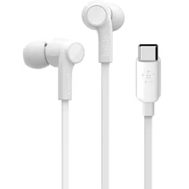 Belkin Rockstar Kopfhörer USB-C weiß