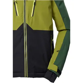 KILLTEC KSW 190 BYS SKI JCKT Skijacke Schwarz/Khaki/Dunkel Waldgrün 128