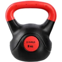 HMS Kettlebell Kugelhantel 8 kg rot / schwarz