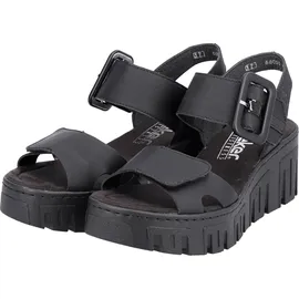 Rieker Keilsandalette Damen Schwarz 41
