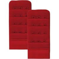 Skin Wrap Accessories BH Verlängerung 2er-Set BH Verschluss Erweiterung Bra Extender BH Verschluss Verlängerung 1er, 2er oder 3er Haken in Schwarz Weiß Haut - 1.9