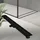 luxebath Duschrinne 90 cm 2in1, befliesbar, extra flach, Edelstahl, Schwarz,