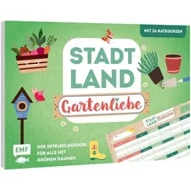 EMF Edition Michael Fischer Stadt Land Gartenliebe Der Spieleklassiker für alle mit grünem Daumen