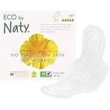 Eco by Naty Damenbinden - Nacht, 10 Binden. Sichere, saugfähige und pflanzliche Damenbinden. Vegan. 0% Plastik auf der Haut