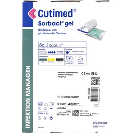 BSN Medical Sorbact Gel Kompressen 15 x 20 cm 6 St.