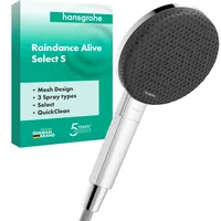 Hansgrohe Raindance Alive Select S Handbrause 3 Strahlarten, chrom