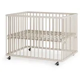 Sämann – make a difference. Laufgitter, Sand, Holz, Echtholz,Buche, 100x74x75 cm, Babymöbel, Laufstall Baby