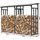 Quick Star Kaminholzregal Metall 130 x 70 x 185 cm 3,2 m3 2 Stück Anthrazit
