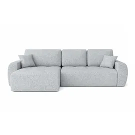 kaiser möbel Ecksofa Chenille mit Schlaffunktion 3-Sitzer Grau
