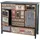 MCW Apotheker-Schrank A43 100 x 110 x 32 cm Schwarz / Mehrfarbig